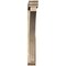 Ekena Millwork Thorton Traditional Rough Sawn Bracket w/ Offset Brace, Douglas Fir, 6"W x 46"D x 46"H BKT0604X46X46THR01RDF - alternate 2